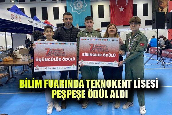 Okuldan birincilik ve üçüncülük başarısı