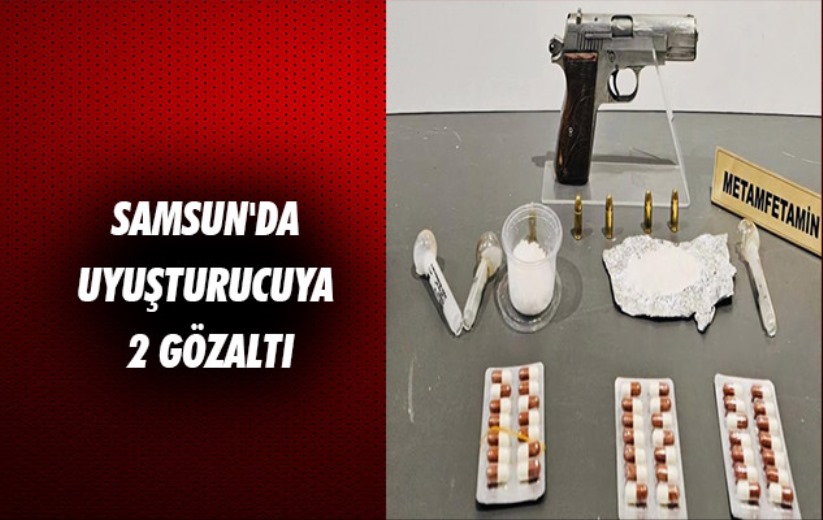 Samsun'da uyuşturucuya 2 gözaltı