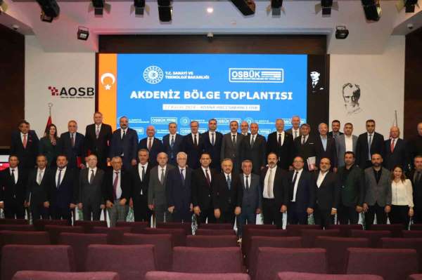 AOSB'de 'Akdeniz Bölgesi Sanayi Zirvesi'