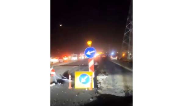 Batman'da yapımı devam eden yolda trafik kazaları: 7 yaralı