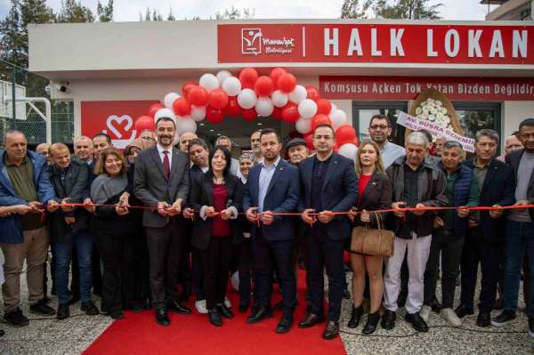 Manavgat Belediyesi 2. Halk Lokantası hizmete açıldı
