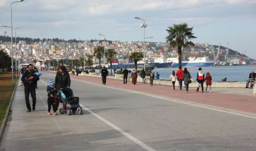 Samsun'da yalancı bahar