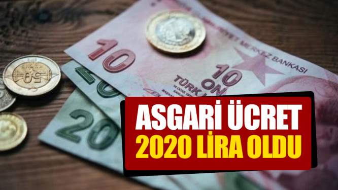 2019 Yılı Asgari Ücreti Belli Oldu!