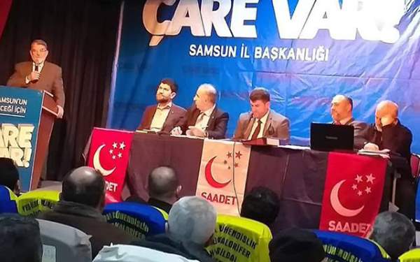 Saadet Partisi Samsun'da Son Temayülü Yaptı