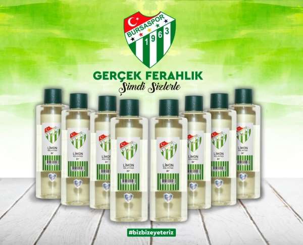 Bursaspor Kulübü, lisanslı kolonya satışına başladı 