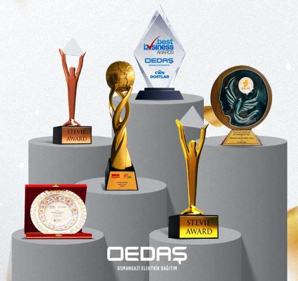 OEDAŞ'ın projelerine 1 yılda 6 ödül