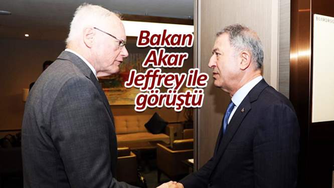 Bakan Akar, Jeffrey ile görüştü