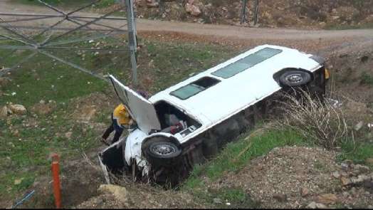 Bayburt'ta trafik kazası: 12 yaralı 