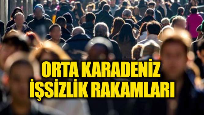 Orta Karadeniz işsizlik rakamları!