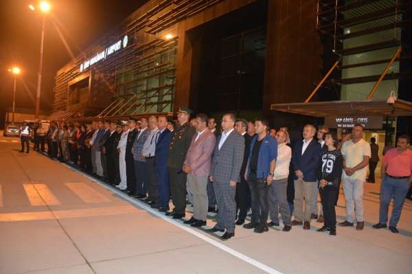 Şehit İdris Gezer'in cenazesi memleketi Sinop'a getirildi 