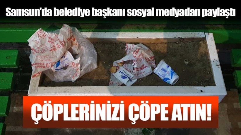 Samsun'da belediye başkanı sosyal medyadan paylaştı