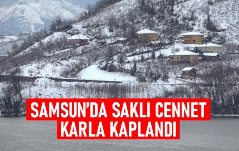 Samsun'da Saklı Cennet karla kaplandı - Samsun haber