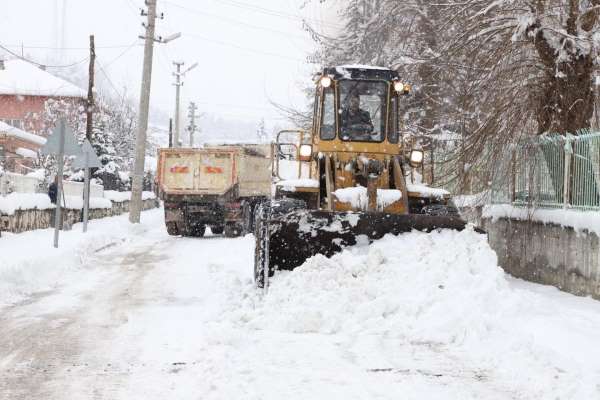 Turhal'da karla mücadele seferberliği - Tokat haber