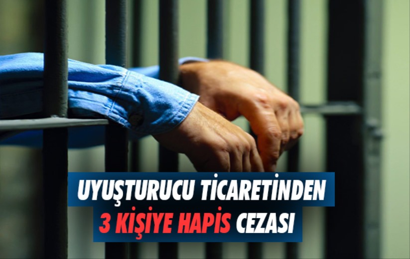 Samsun'da uyuşturucu ticaretinden 3 kişiye 4 yıl 2'şer ay hapis