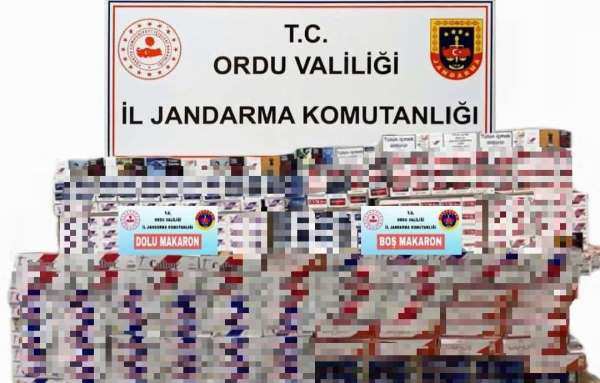 Ordu'da kaçak tütün mamulleri operasyonu