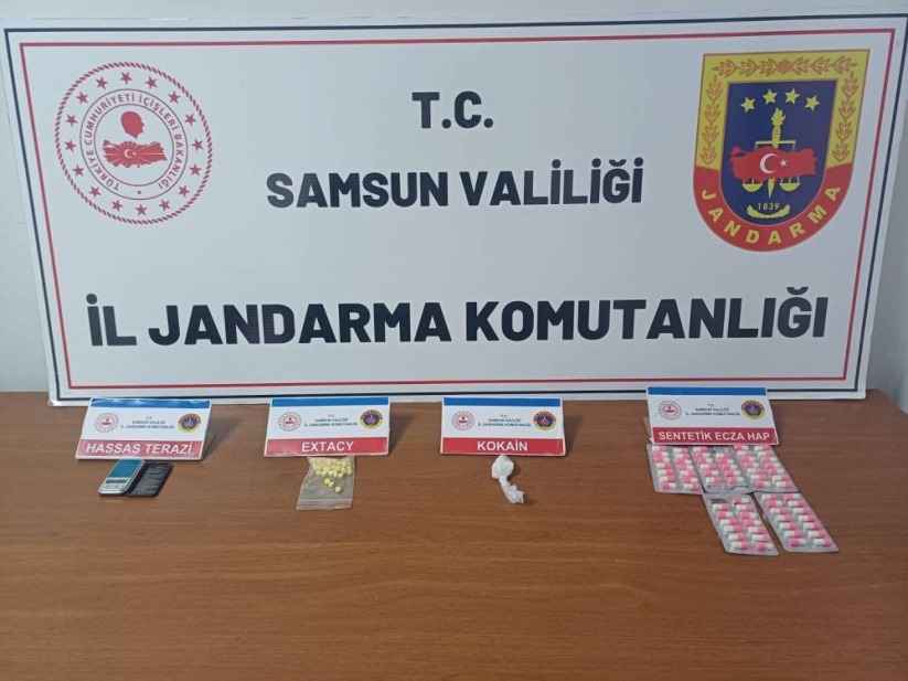 Samsun'da 3 uyuşturucu taciri yakalandı