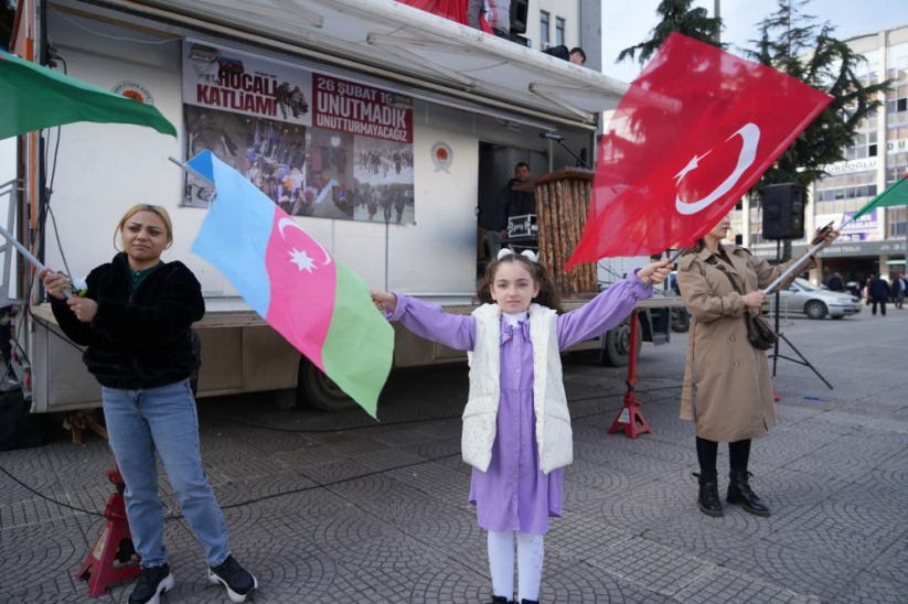 Samsun'da 'Hocalı Katliamı'nda hayatını kaybedenler anıldı
