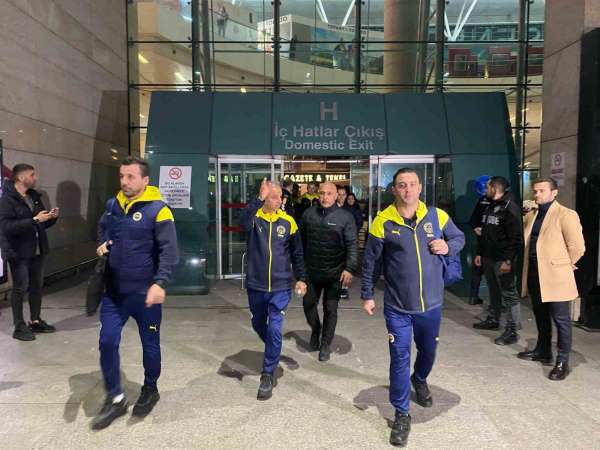 Fenerbahçe kafilesi Ankara'ya geldi