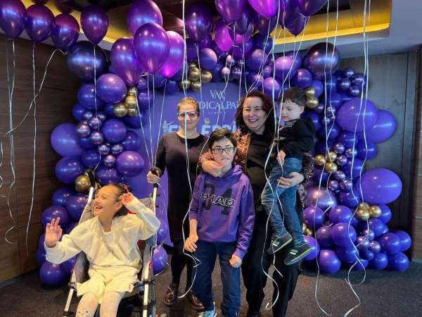 Samsun'dan Epilepsi Günü'ne özel mor parti