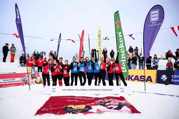 Milliler, CEV Kar Voleybolu Avrupa Turu Wagrain Etabı'nda şampiyon oldu