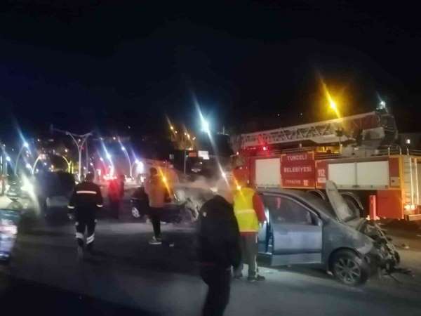 Tunceli'de trafik kazası: 5 yaralı