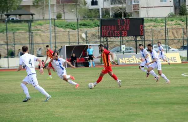 3.Lig: Erciyes 38 FK, Edirne'de kaybetti