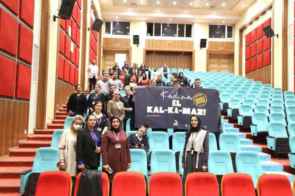 Fırat Üniversitesi çalışanlarına 'Kadına Yönelik Şiddetle Mücadele' konulu eğitim