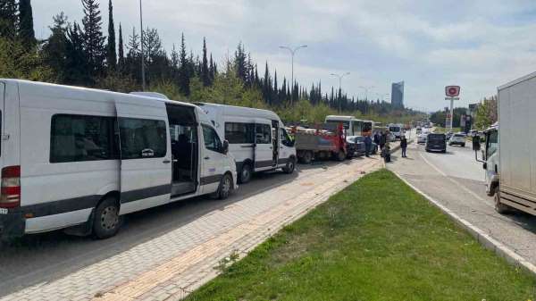 Gaziantep'te zincirleme trafik kazası: 1 yaralı - Gaziantep haber