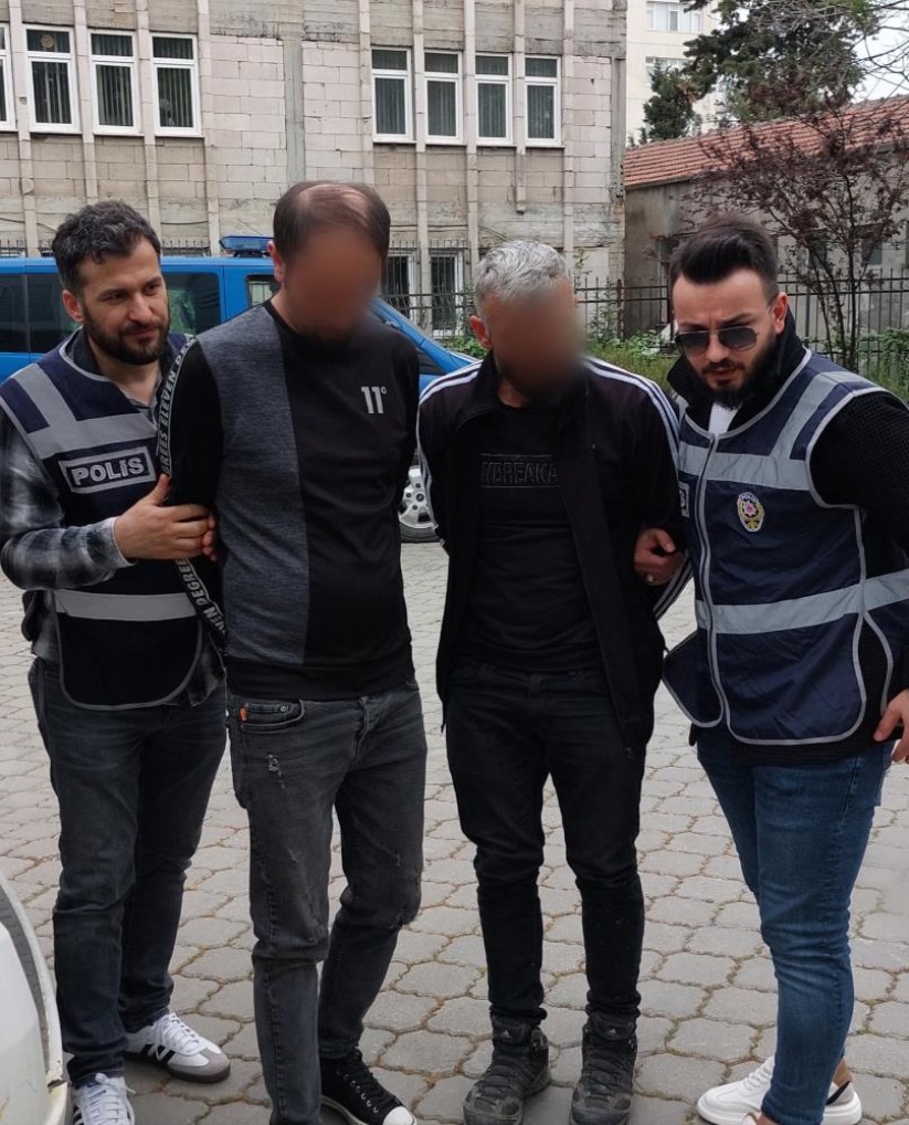 Samsun'da inşaattan elektrikli vinç çalan 2 kişi yakalandı