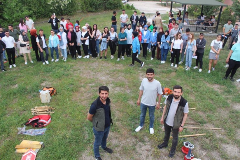 Samsun'da MYO öğrencilerine 'Orman Yangın Gönüllüsü Eğitimi'