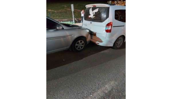 Siirt'te maddi hasarlı zincirleme trafik kazası