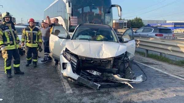 Kocaeli'de zincirleme kaza: 2 yaralı - Kocaeli haber