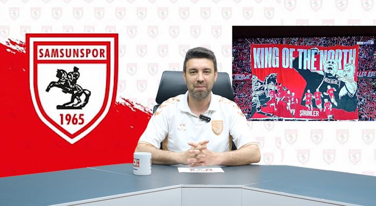 Samsunspor taraftarı Trabzon'da şov yaptı