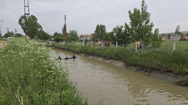 Amasya'da sulama kanalında kaybolan çocuktan acı haber