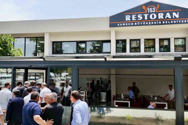 Samsun Büyükşehir'in '153 Restoran' zinciri Bafra'da