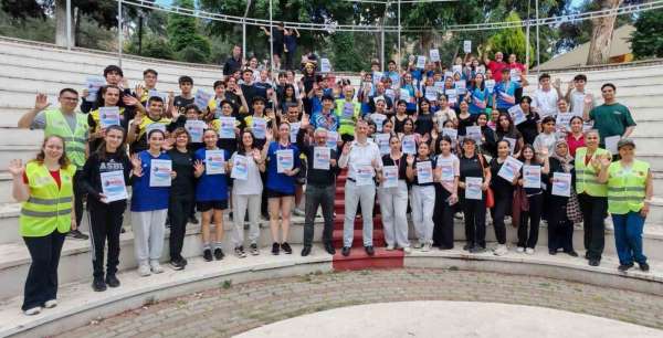 Aydın'da oryantiring heyecanı Pınarbaşı'nda yaşandı
