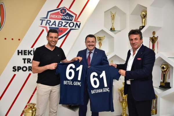 Başkan Genç, Hekimoğlu Trabzon FK'yı ziyaret etti 
