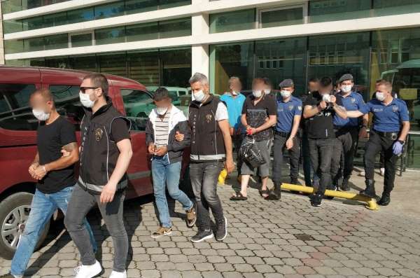 Samsun'da uyuşturucu ticaretinden 7 kişi tutuklandı 