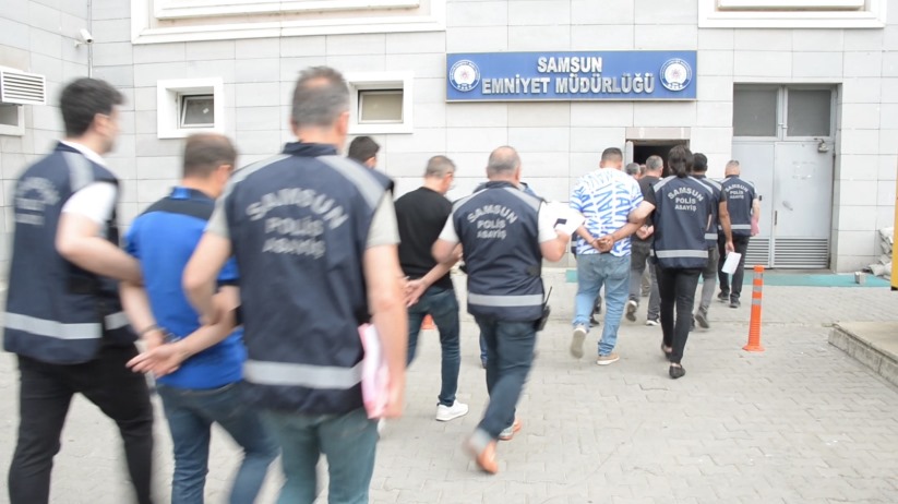 Samsun'da 'Change' Operasyonu: 30 Gözaltı