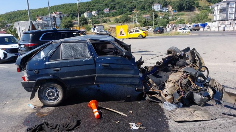 Samsun'da zincirleme kaza: 3'ü ağır 4 yaralı