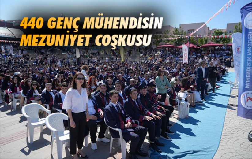 Samsun'da 440 genç mühendisin mezuniyet coşkusu