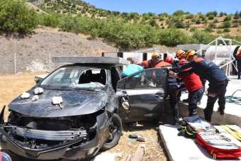 Amasya'da deprem tatbikatı yapıldı