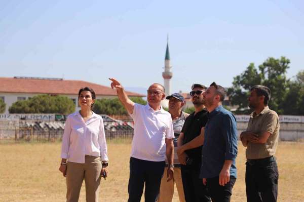 Başkan Akın'dan projelere yerinde inceleme