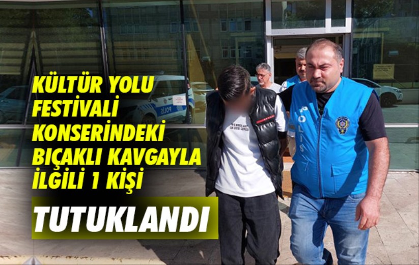 Samsun'da Kültür Yolu Festivali konserindeki bıçaklı kavgayla ilgili 1 kişi tutuklandı