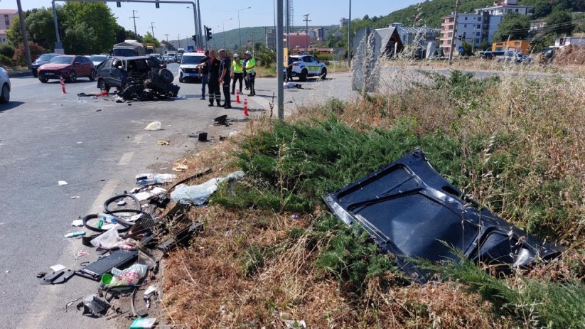 Samsun'da zincirleme kaza: 3'ü ağır 4 yaralı