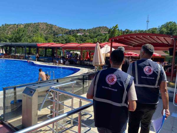 Tunceli'de havuzlu işletmelere denetim