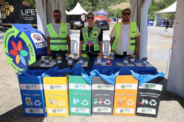 KapıkayaFest'te 4 günde 7 ton atık toplandı