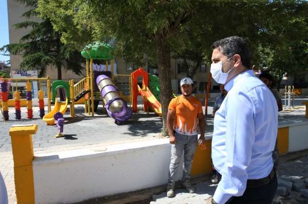 Tokat'ta çocuk parkları yenileniyor