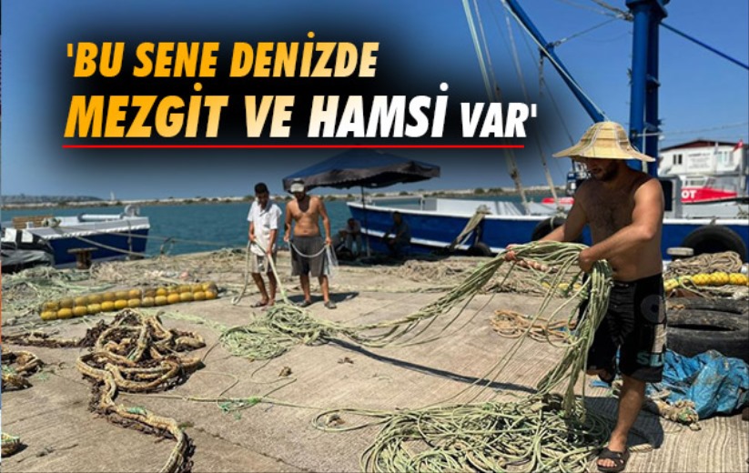 'Bu sene denizde mezgit ve hamsi var'