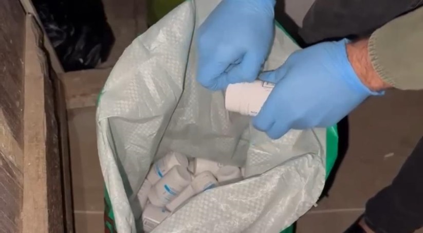 Samsun'da çuvallar içinde 45 bin adet uyuşturucu hap ele geçirildi: 1 gözaltı